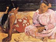 Paul Gauguin Tahitian Women painting